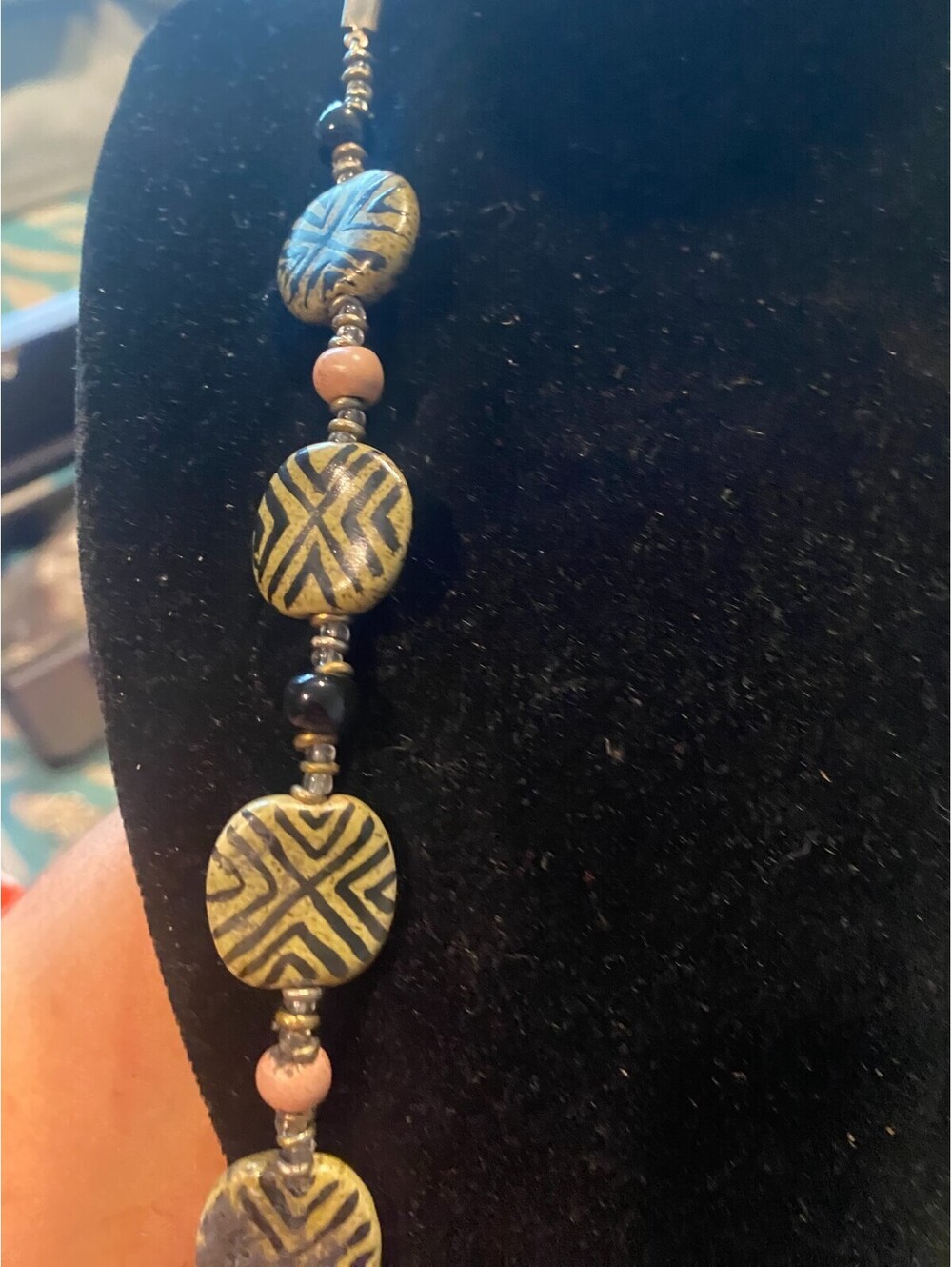 vintage boho statement necklace